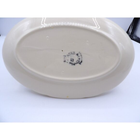 Franciscan Dinnerware Desert Rose Gravy Boat w Underplate Blk Mark Damage Vtg - Picture 4 of 4